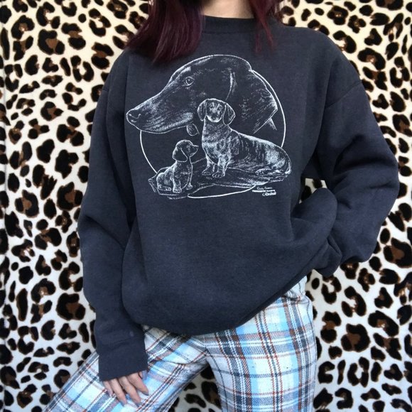 Other - Vintage Wiener Dog Crewneck